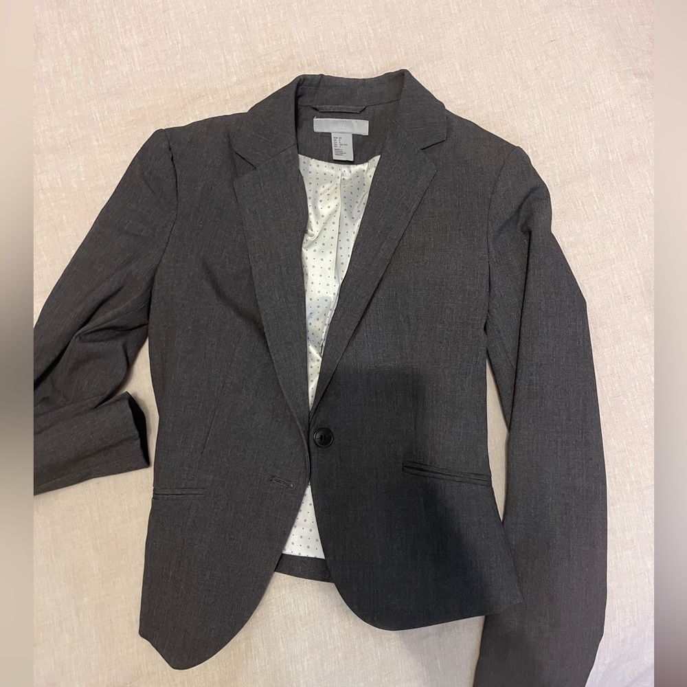 Grey blazer from H&M